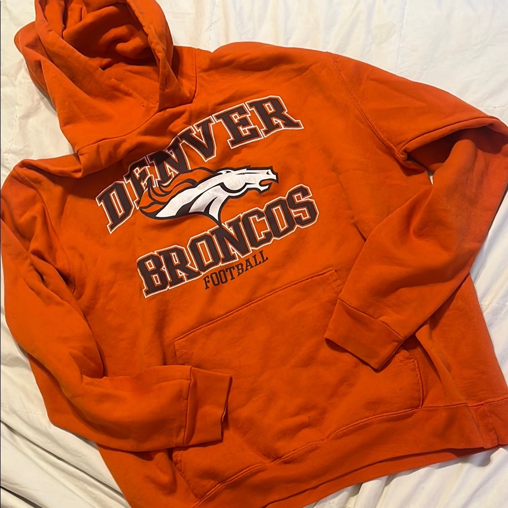 NFL Denver Broncos Orange Sweater Pullover